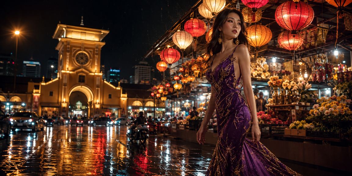 Người chơi trải nghiệm ứng dụng cá cược tại Hồ Chí Minh ban đêm
